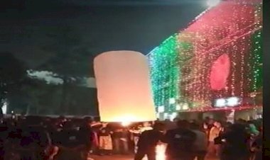 আতশবাজি ও ফানুস উড়িয়ে নতুন প্রজন্মের বিজয় দিবস উদযাপন