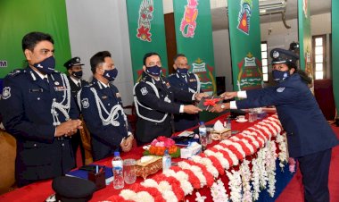 উন্নত বাংলাদেশের পুলিশ হওয়ার জন্য নবীন কর্মকর্তাদের প্রতি আইজিপি'র আহ‌্বান