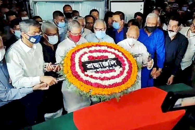 ব্যারিস্টার মওদুদের মরদেহ ঢাকায়