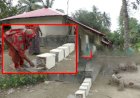 ভেঙ্গে পড়লো আশ্রয়ণ প্রকল্পের ঘরের পিলার, ফাটল ধরেছে অন্যান্য ঘরেও