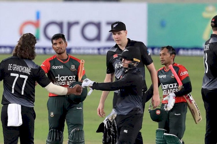 টাইগারদের থাবায় কিউইরা নাস্তানাবুদ
