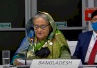 অর্থ ও শক্তিশালী রাজনৈতিক সদিচ্ছার অভাবে জলবায়ু কর্মকান্ড কার্যকর হচ্ছে না : প্রধানমন্ত্রী