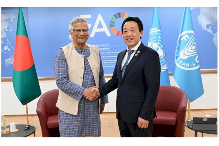 বাংলাদেশের গভীর সমুদ্রে মৎস্য আহরণ ও ফল রপ্তানিতে সহায়তার আশ্বাস এফএও মহাপরিচালকের