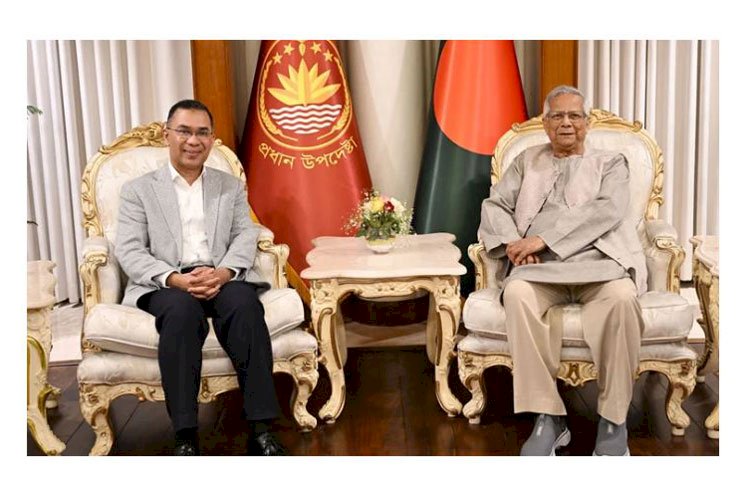 তারেক রহমানকে প্রধান উপদেষ্টার অভিনন্দন